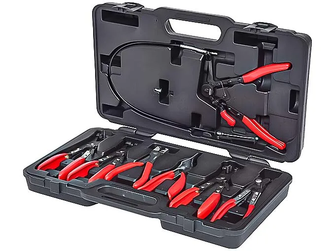 Kstools 7-osainen Letkunkiristinpihtisarja 115.1055