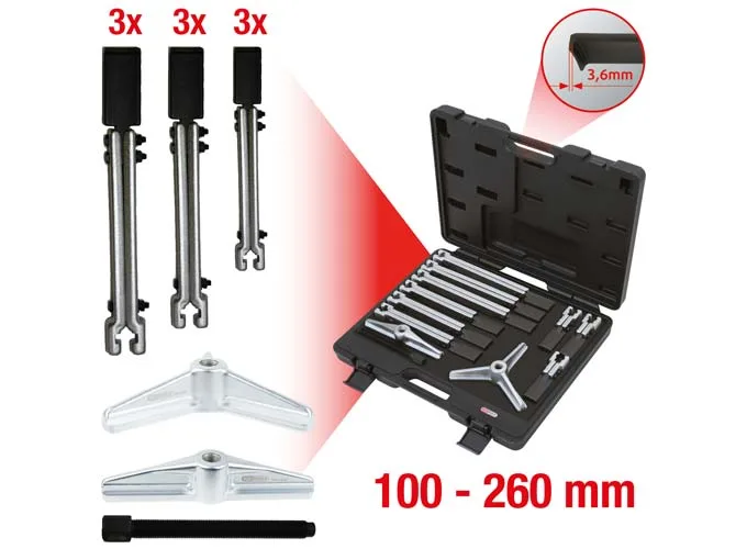 Kstools 700.1300 12-osainen Ulosvetäjät sarja