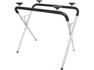 Lasipöytä imukupeilla