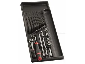 Facom MOD.R3 Tuumakoon hylsyt hylsysarja 1/4", 6-kuusiokoloavaimet, bitsit