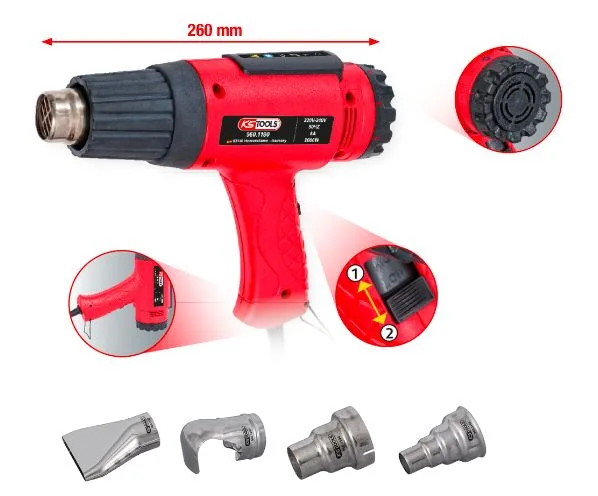 Kuumailmapuhallin Kstools 960.1190