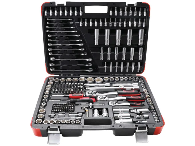 Kraftmann 216-osainen Hylsysarja 1/4" 3/8" 1/2" 15216