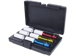 Kstools Alumiinivannehylsysarja 6 osaa 1/2", 17, 19, 21 mm, 515.1040