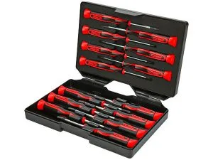 Kstools 14-osainen Hienomekaaninen Mikroruuvimeisselisarja PH, ura, Torx 500.7170