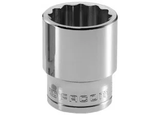 Facom 12-kulmainen Hylsy S-1/2" tuumakoon