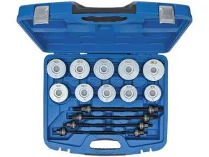 Kumipuslien ja holkkien puristustyökalusarja BGS-1514