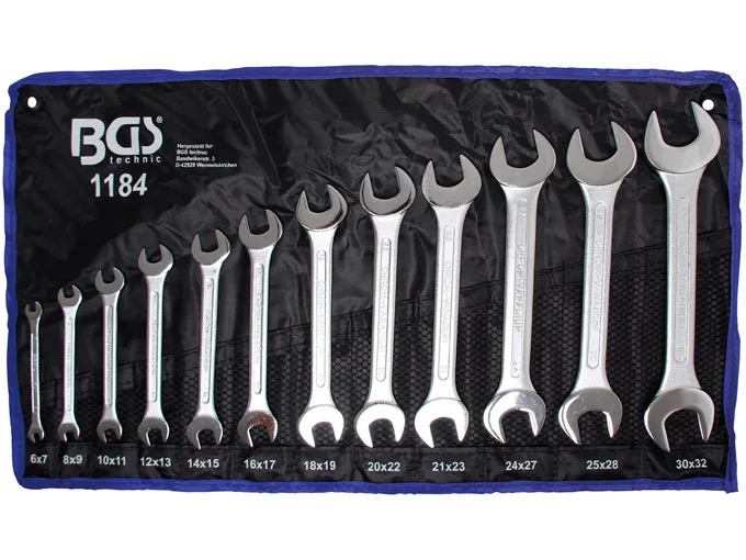 BGS Avosilmukka-avaimet 12-osainen sarja 1184
