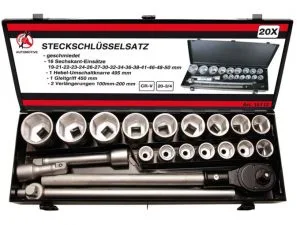 Kraftmann 20-osainen Hylsysarja 3/4" 15113