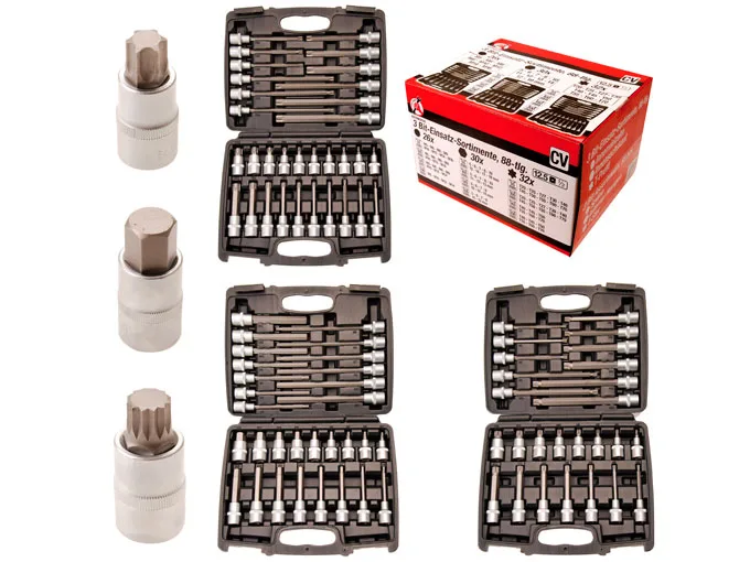 Kraftmann 3 kpl 1/2" Bitsihylsysarjoja 5186