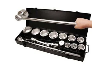 Kraftmann 15-osainen Hylsysarja 1" 15111