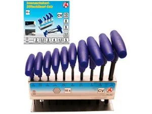 BGS Kuusiokoloavainsarja T-kahvalla 791