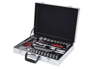 Kstools 911.0670 Hylsysarja 1/4"+1/2"  ja kiintolenkit, 70-os