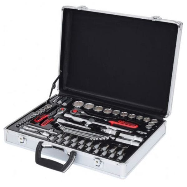 Kstools 911.0670 Hylsysarja 1/4"+1/2"  ja kiintolenkit, 70-os