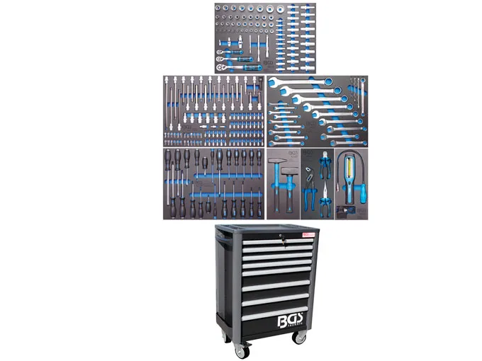 BGS-4113 Työkaluvaunu työkaluilla 234 osaa