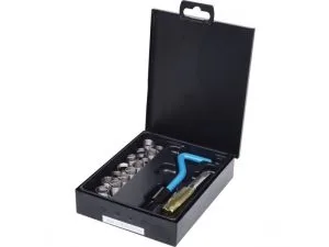 Kierteenkorjaussarja, M14 x 1,25 mm, 17-os. 150.6140 Kstools, sytytystulpille