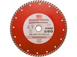 BGS Turbo Timanttilaikka kuivaleikkaukseen 230 mm 3944