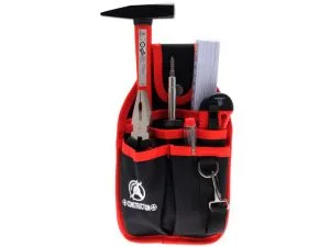 Kraftmann 7-osainen Työkalusetti Vyöpidikkeellisessä Laukussa