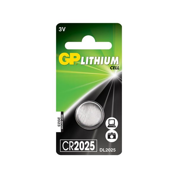 GP Lithium nappiparisto, CR2025