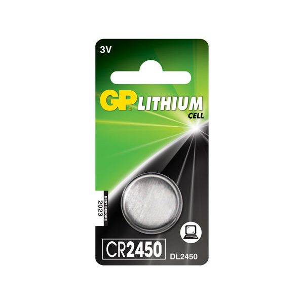 GP Lithium nappiparistot, CR2450
