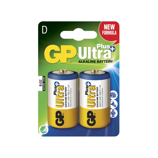 GP Ultra Plus D-paristot, 13AUP/LR20, 2-p