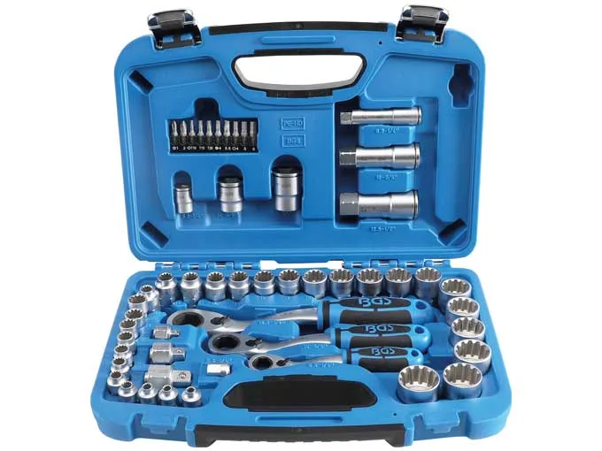 BGS Hylsysarja läpimeno hylsyillä 52-os hylsyt 4,5-25 mm 2181