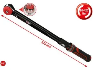 Kstools Momenttiavain 80-420 Nm, 1/2", 516.1482