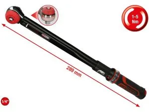 Kstools Momenttiavain 1-5 Nm, 1/4", 516.1402