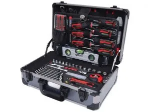 Kstools  165-osainen 3/8" Yleistyökalusarja alumiinisalkussa 911.0665