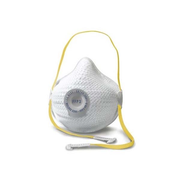 Moldex AIR Hengityksensuojain venttiilillä 3205, FFP3 NR D-V 10 kpl pakkaus