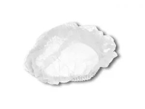 Kertakäyttöinen Hiussuoja valkoinen