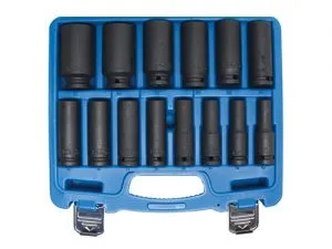 BGS Pitkät voimahylsyt 1/2", 14-osainen sarja 5207