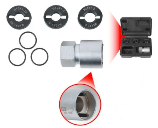Kstools 150.1335 pyöränpulttien kierteiden korjaussarja