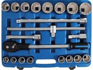 BGS-1107 tuumakoon hylsysarja 3/4", 12-kulmaisilla hylsyillä