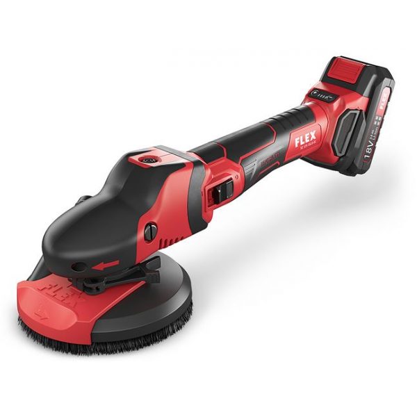 Flex Supraflex SE 125 18.0-EC/5.0 Set Imusuojalla varustettu tehohiomakone