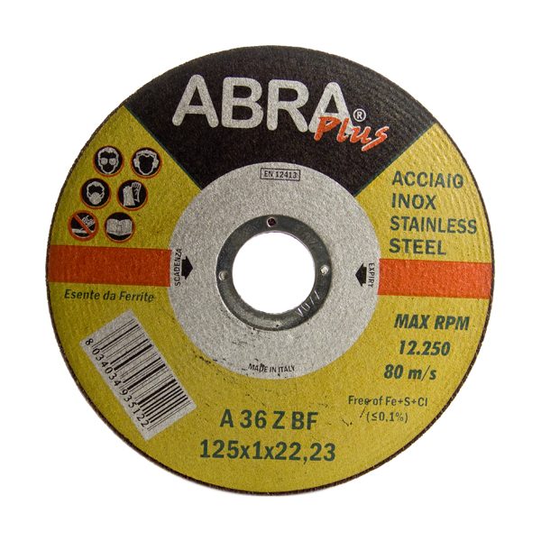 Katkaisulaikka 125x1,6 ABRA Plus Inox