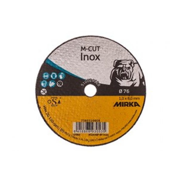 Katkaisulaikka M-CUT 76x1,0x8,0mm M2A46P-BF Inox