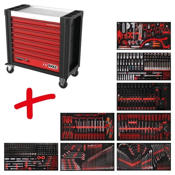 Ktools 825.8564 Performanceplus-työkaluvaunu P25, sis. 564 työkalua