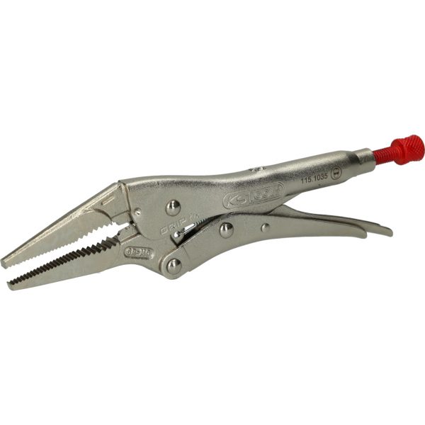Kstools 115.1035 pitkäleukaiset lukituspihdit, 210 mm