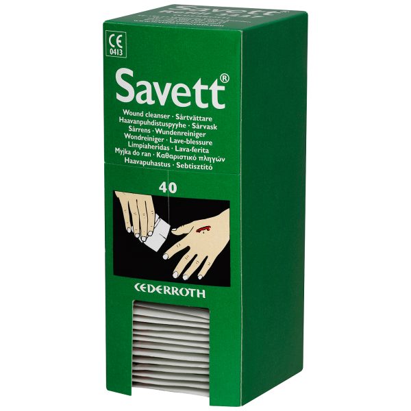 Haavapyyhe Cederroth Savett 3227 40 kpl/ras