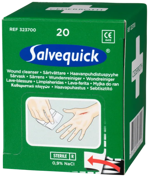 Haavapyyhe Salvequick 20 kpl/ras