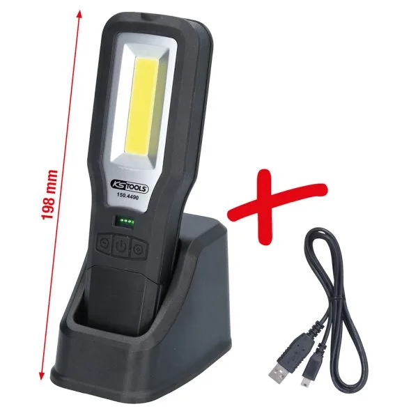 Kstools 150.4490 ladattava korjaamovalaisin 550 lumenia