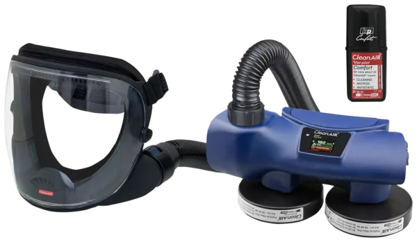 Puhallinsuojainpaketti CleanAIR Chemical 2F + UniMask Ready Pack