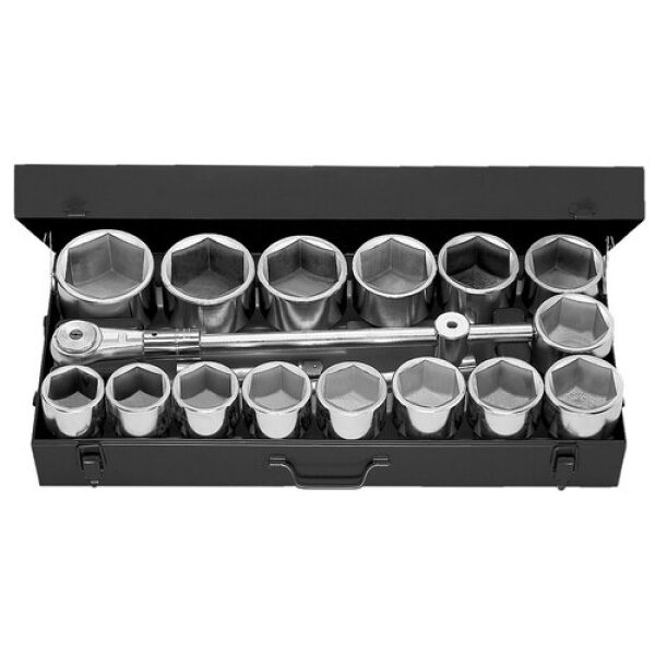 Facom M.441E 1" hylsysarja, isot hylsyt: 58-100 mm