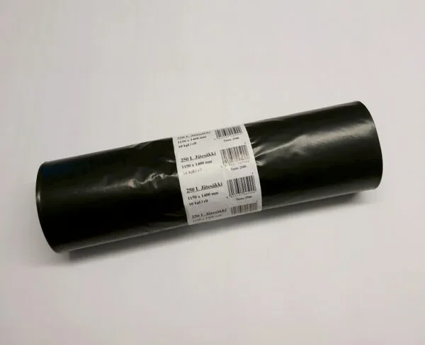 2500 Jätesäkki 250L, musta