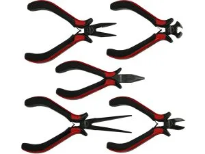 Kstools 500.7020 Hienomekaanikon pihtisarja, 5-os