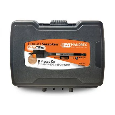 Puuporasarja MANDREX SpeedXbit 12-32mm 8-os