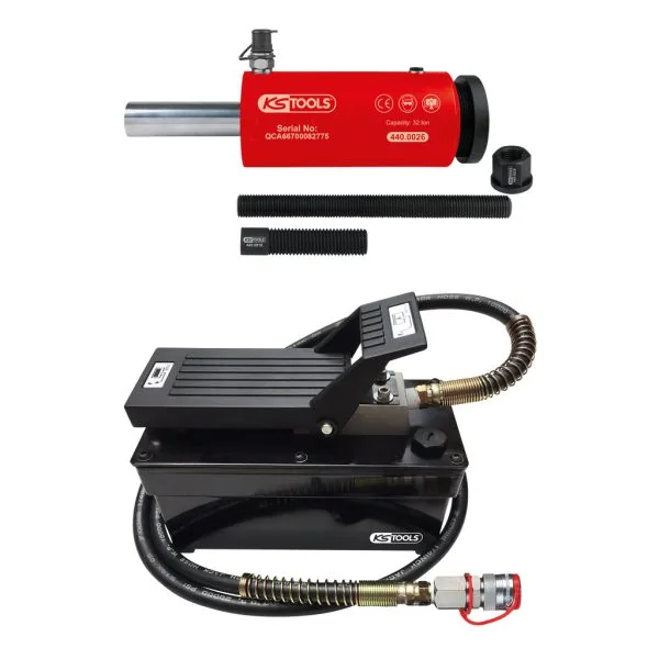 Kstools 440.9996 Hydrauliikkayksikkö 32 t, paineilmatoiminen
