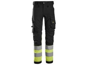 Snickers 6334 High-Vis, Luokan 1 joustavat housut