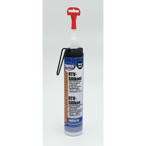 Finnsco Pro-Line Moottoritiiviste RTV-silikoni musta 200 ml