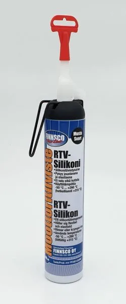 Finnsco Pro-Line Moottoritiiviste RTV-silikoni musta 200 ml